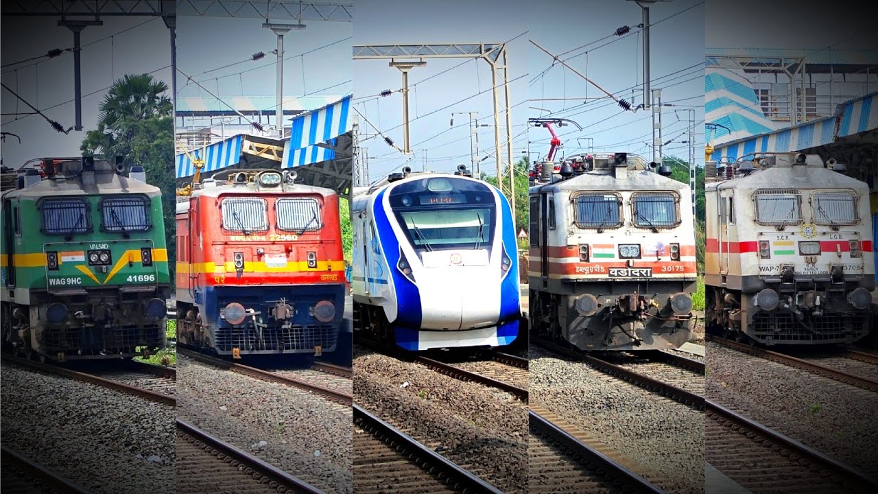 17 in 1 | Compilation of High Speed Trains | Western Railways | Umroli