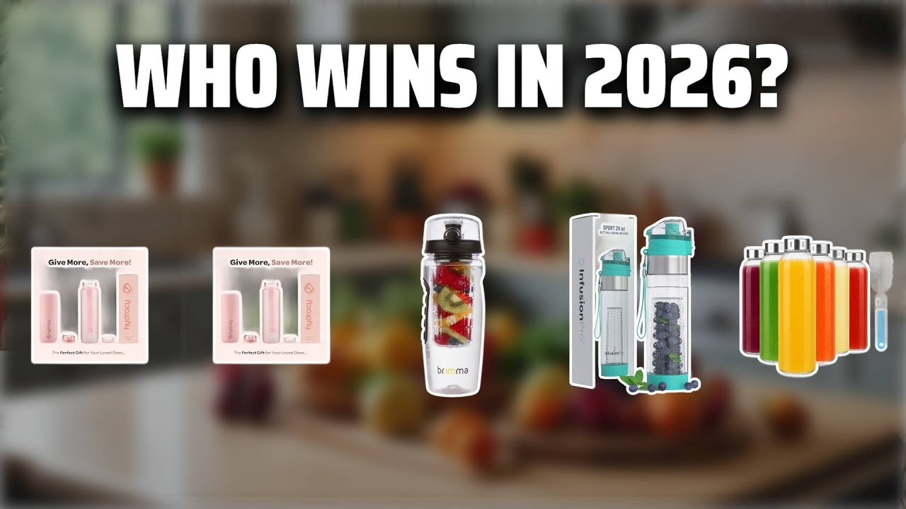 The Top 5 Best Infused Water Bottles in 2026 - Must Watch Before Buying!