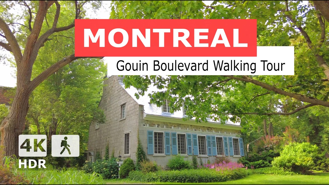 [ 4K ] Explore the Century-Old Residences of Gouin Boulevard East | Montreal 2025 🇨🇦