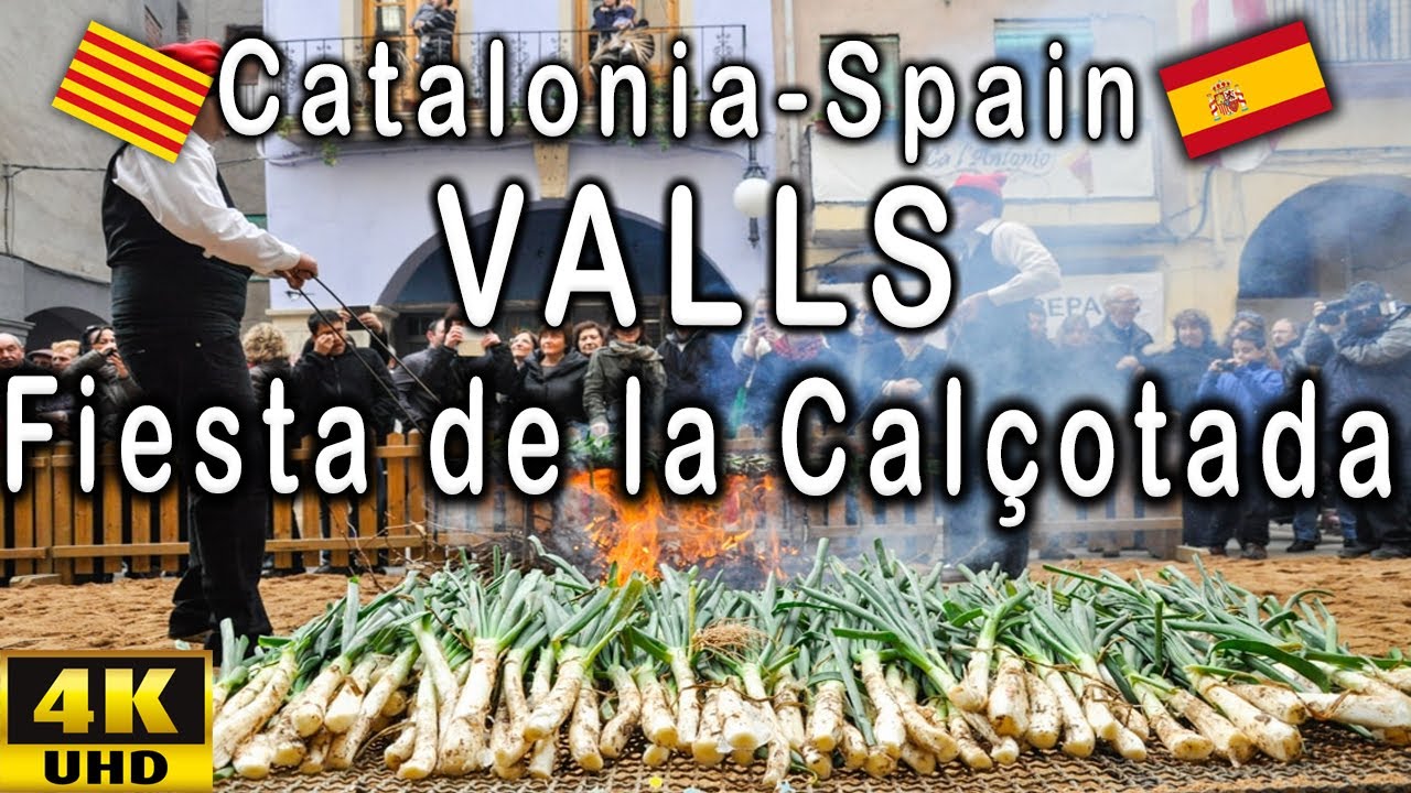 Festa de la Calçotada en Valls: La Gran Fiesta de la Gastronomía Catalana | WALKING TOUR [4K HDR]
