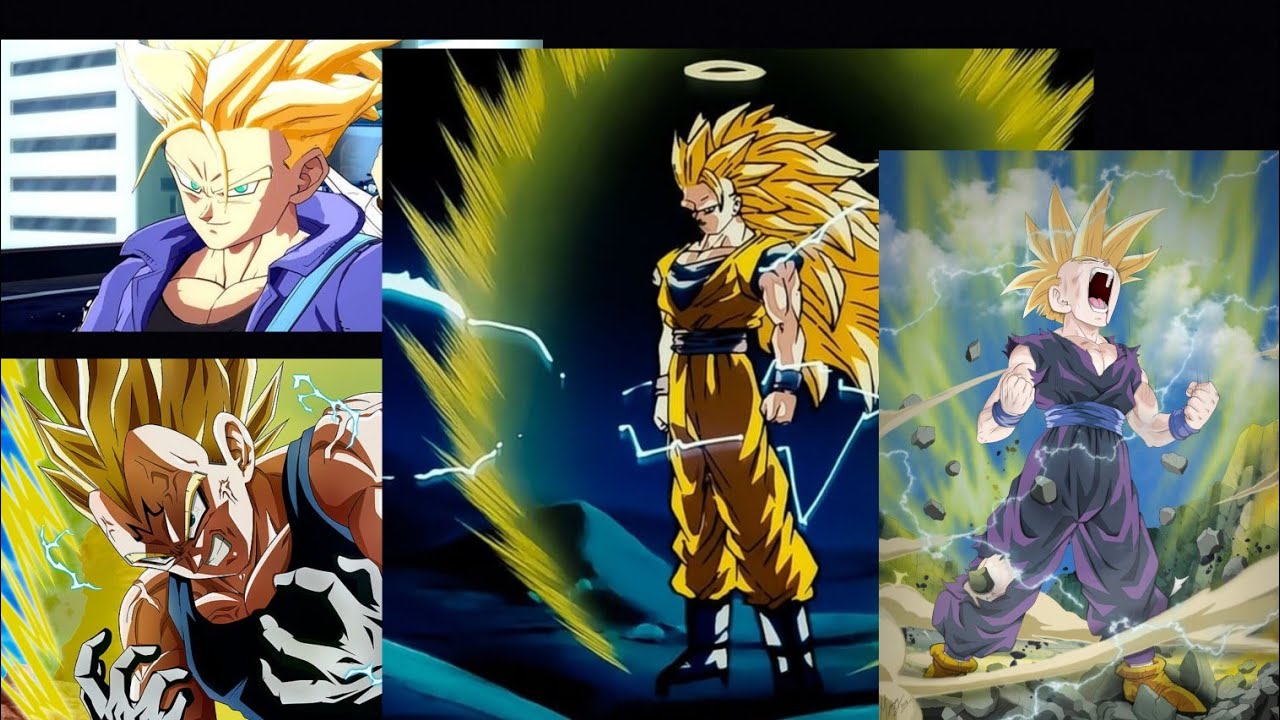 All energy and transformation moment #dbz #anim #manga #super sayan #transformation