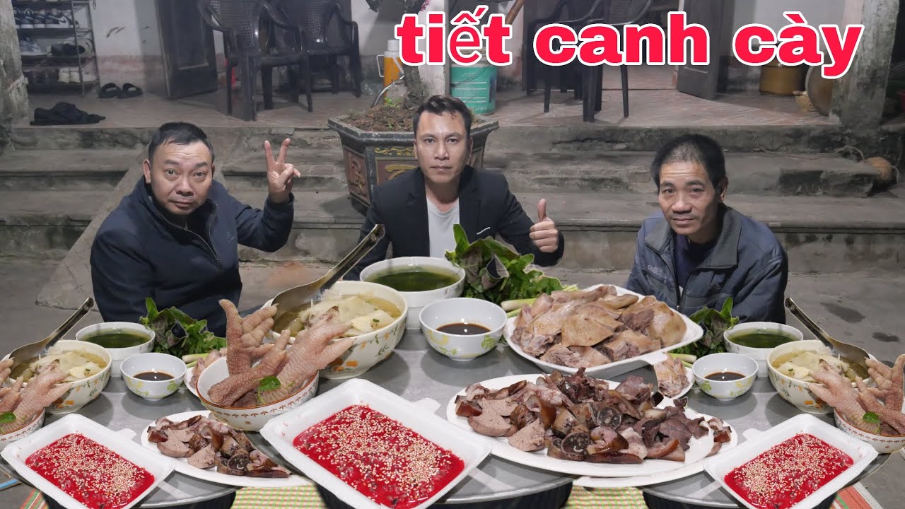 Lâu rồi mới ăn tiết canh cày thịt cày thơm ngon khó cưỡng, lê toàn food