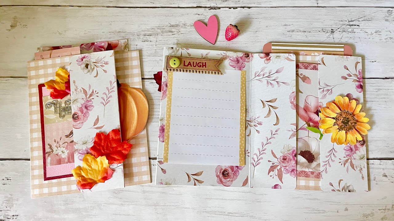 12x12 One Sheet Wonder Folio Booklet Tutorial