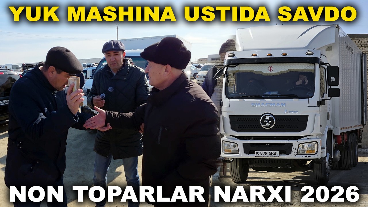 NON TOPARLAR NARXI XORAZM MASHINA BOZORI 2026
