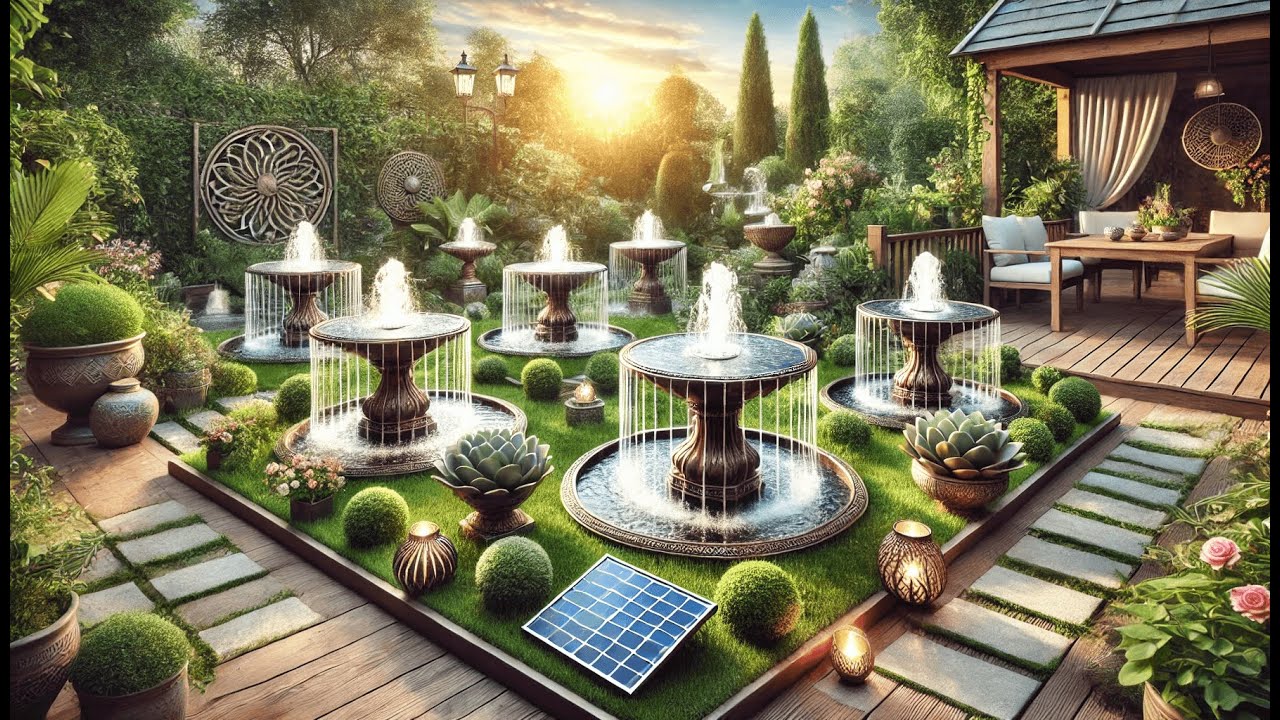 🌞 Mademax Solar Bird Bath Fountain Pump | Best Solar Water Fountain for Patio 🐦