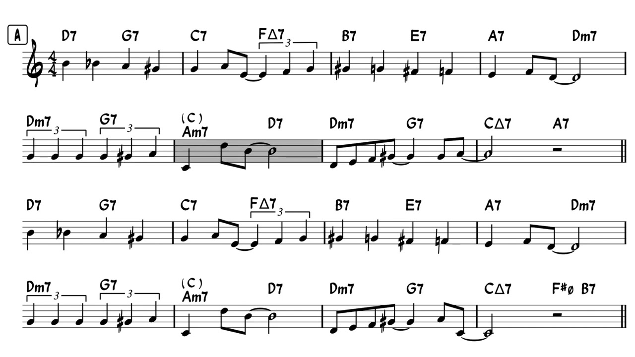 Prelude To A Kiss | Duke Ellington - Backing Track / Play-Along with Lead Sheet
