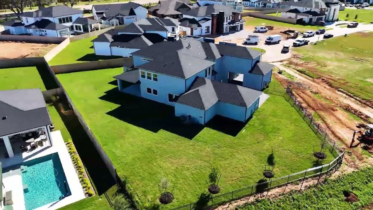 Custom Home by Partners in Building | Harvest Green, Richmond, TX.