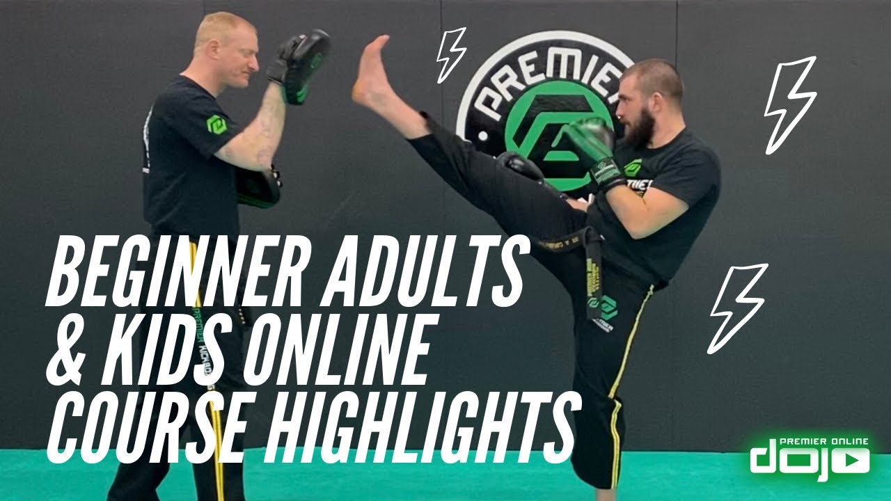 Premier Kickboxing - Beginner Adult & Kids Online Course Highlights
