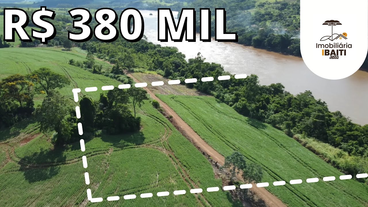 CHÁCARA COM RIO GRANDE NOBRE IDEAL PRA PESCA TELA EM BRANCO R$ 500 MIL - Código:2595