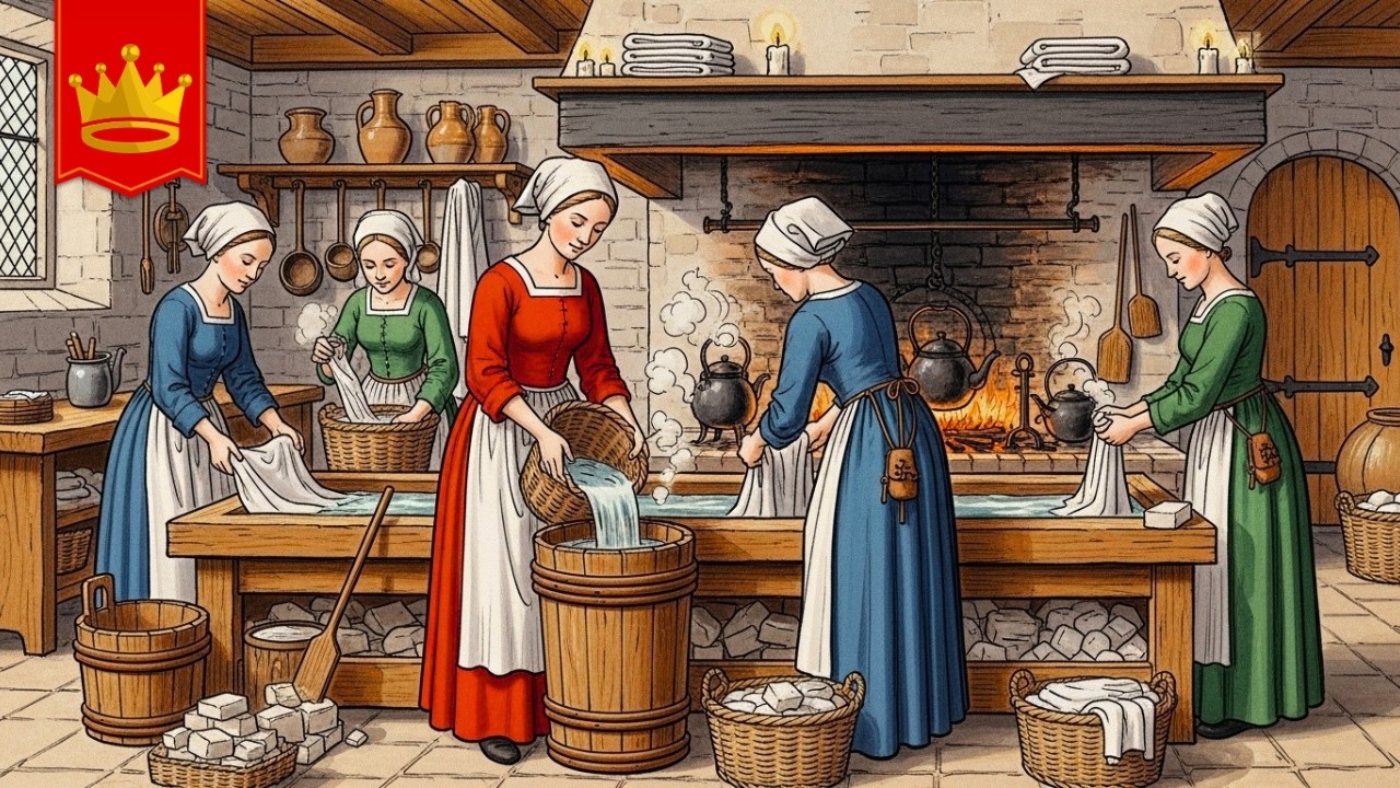 Kuinka ihmiset pitivät vaatteensa puhtaina keskiajalla