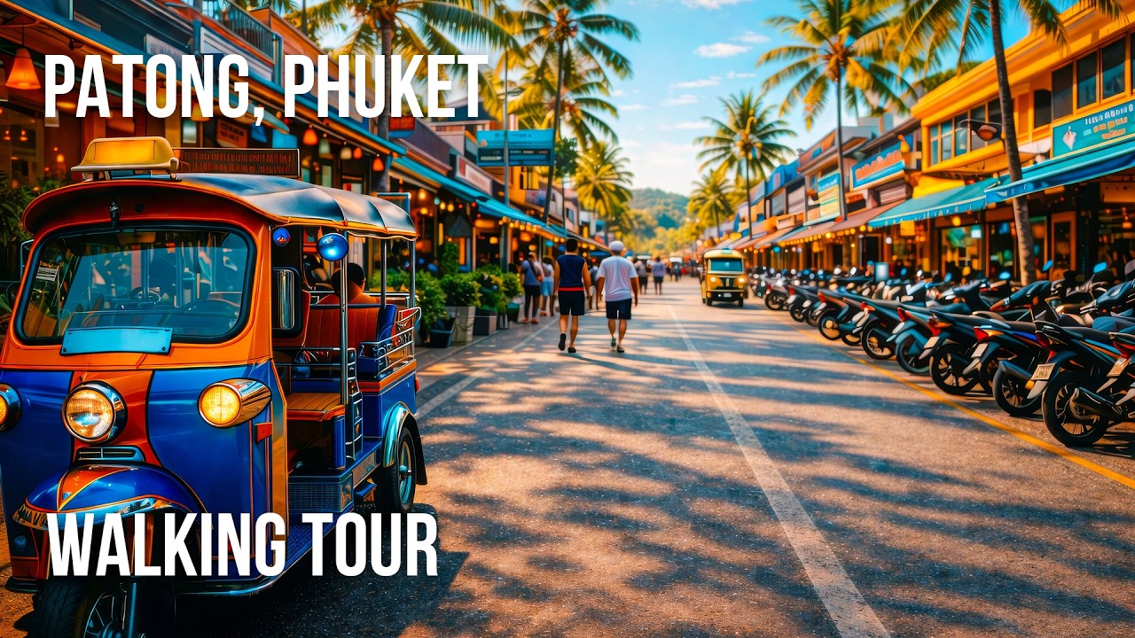 Patong Phuket March 2026 | Most Popular Tourist Streets | Walking Tour 4K