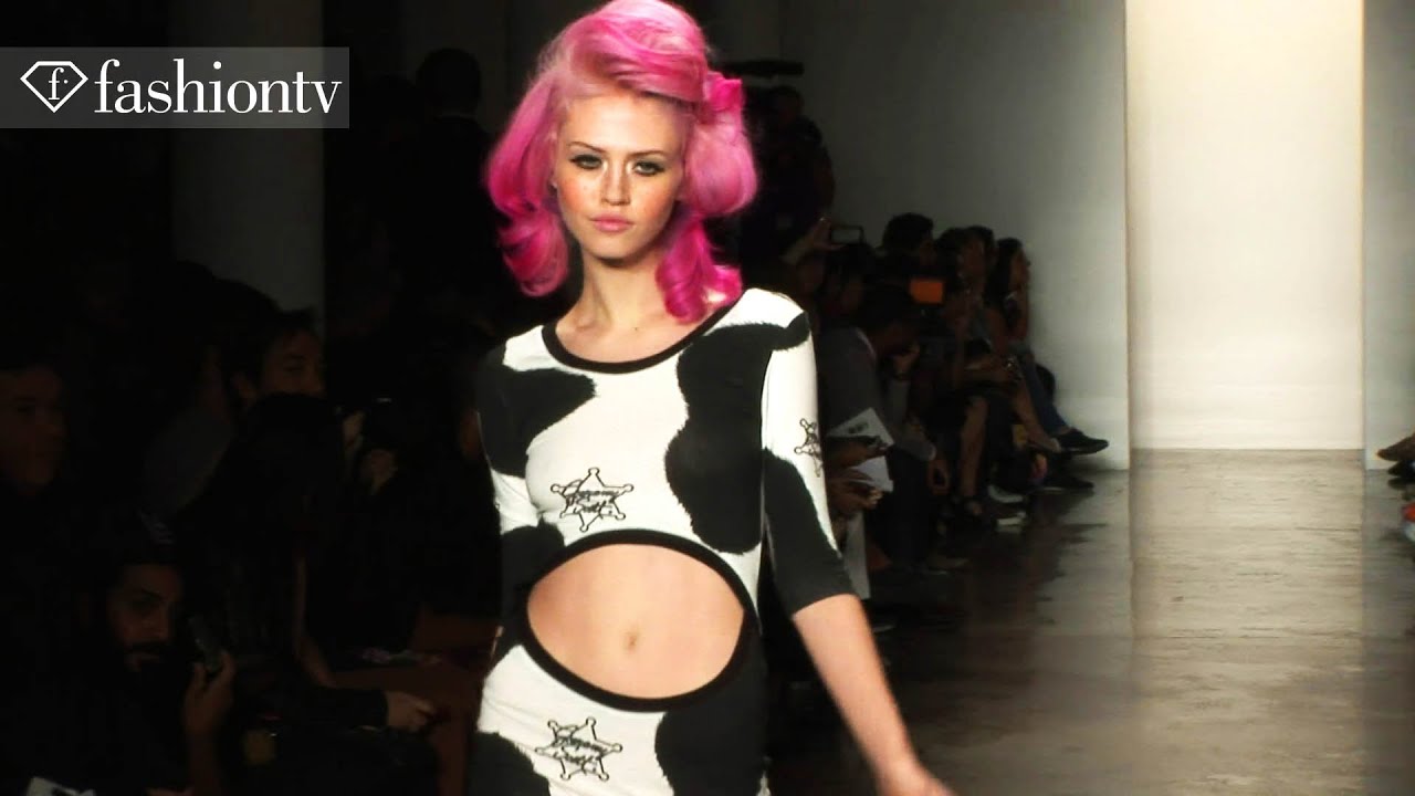 Jeremy Scott Runway Show - New York Fashion Week Spring 2012 NYFW | FashionTV - FTV