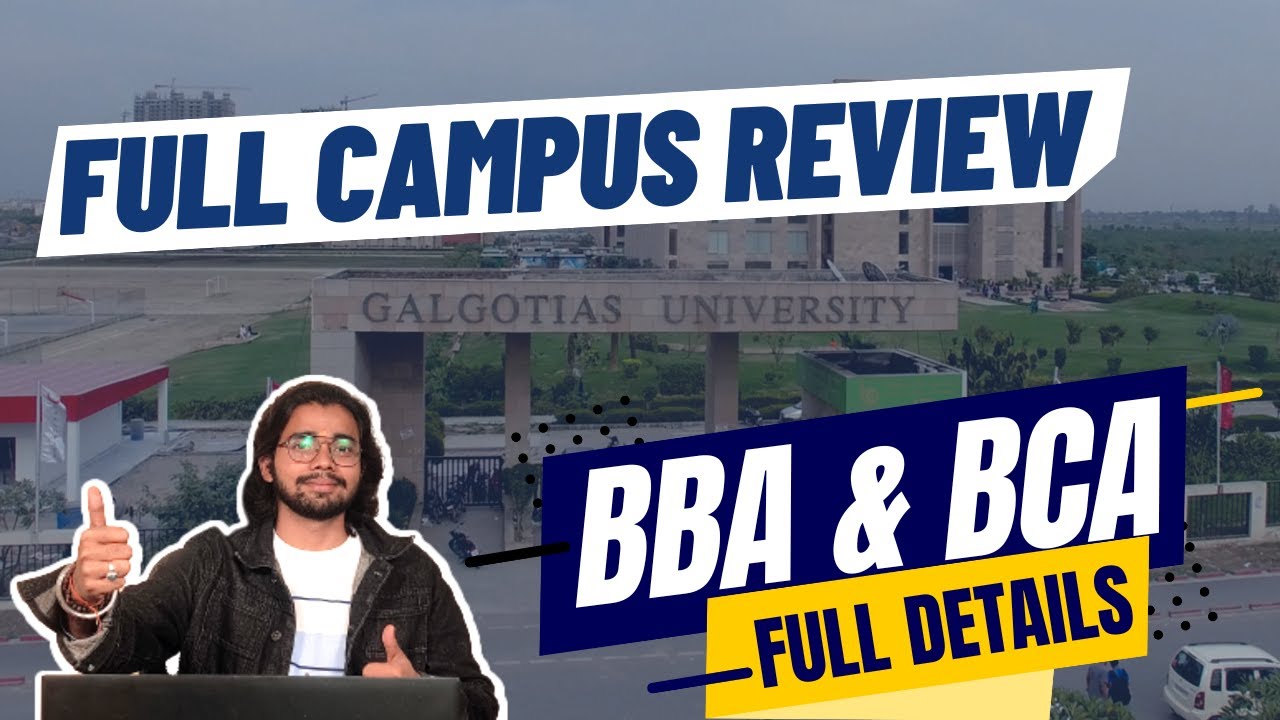 BBA BCA in Galgotias University | Full Review 2023 | Admission with Bihar credit card