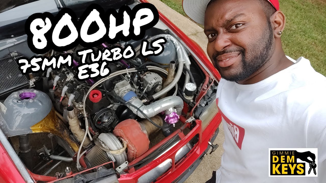 TERRIFYING 75mm Turbo LS E36 Drift Car! *LOUD* || Gimmie Dem Keys