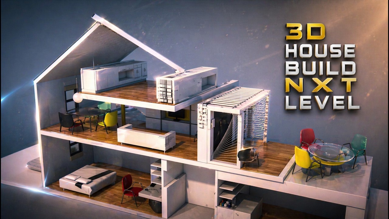 BEST-3D Motion Graphics of (House Build) 2022 | Must Watch | Cinema 4D Motion Graphics