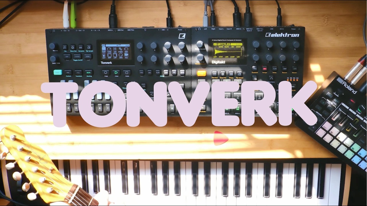 Elektron Tonverk JAM Version 1.30 wave finder ,Digitakt,Roland mc101 28/26/3 26 14:30