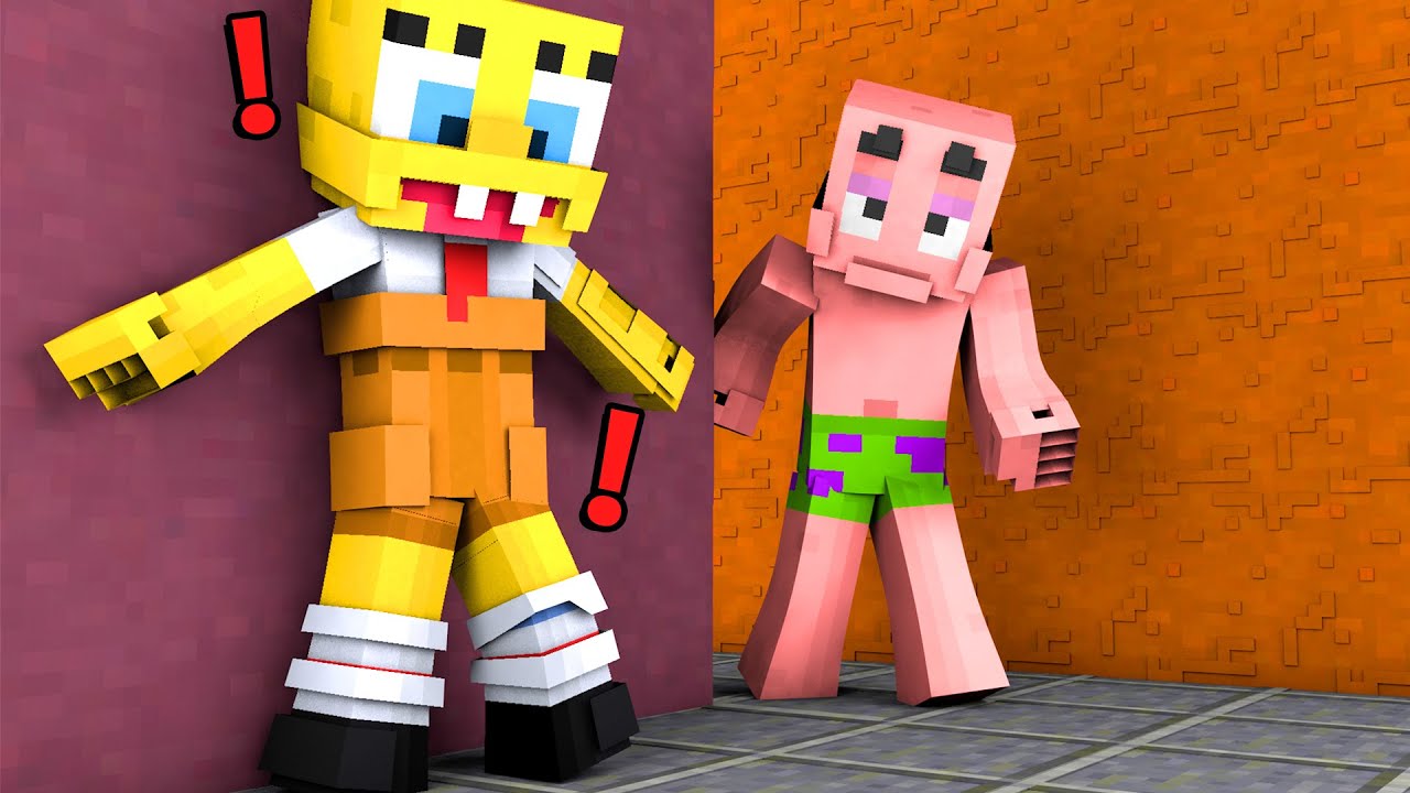 IL NASCONDINO DEI CARTONI ANIMATI SU MINECRAFT ITA