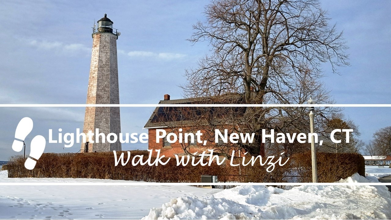Winter Walk at Lighthouse Point Park ❄️ | New Haven Lighthouse & Frozen Long Island Sound