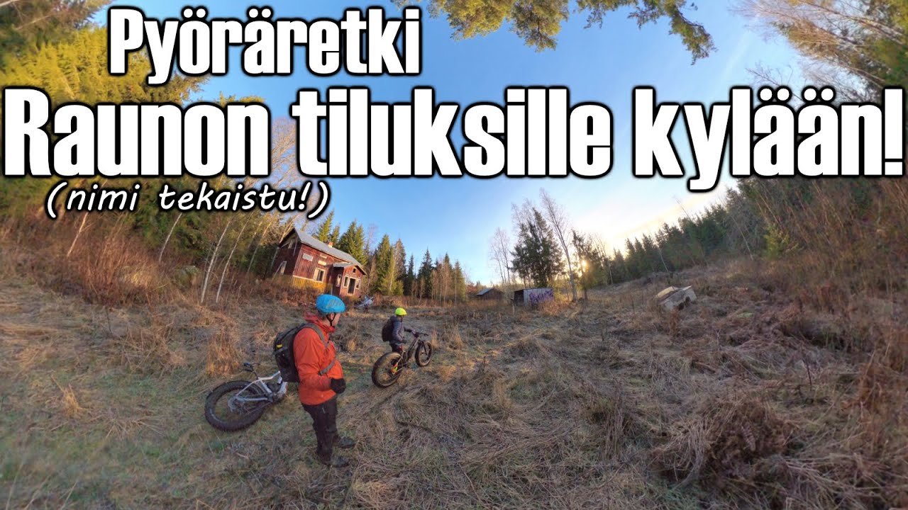 Pyöräretki Raunon tiluksille kyläilemään