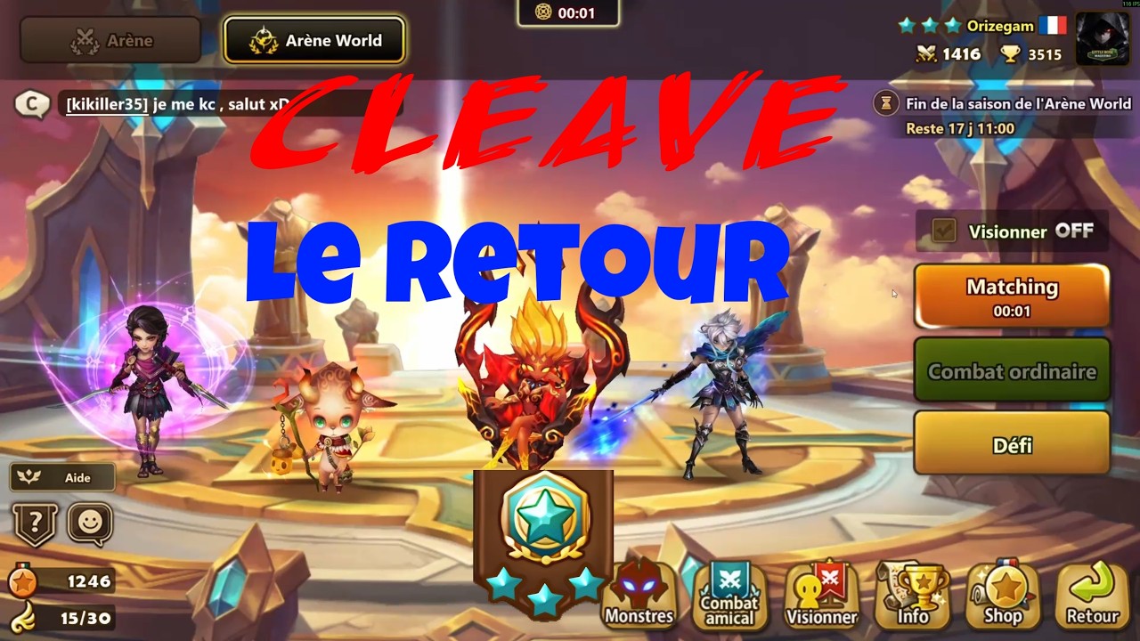 La cleave, il n'y a que ça de vrai ! - J3 RTA - Summoners War