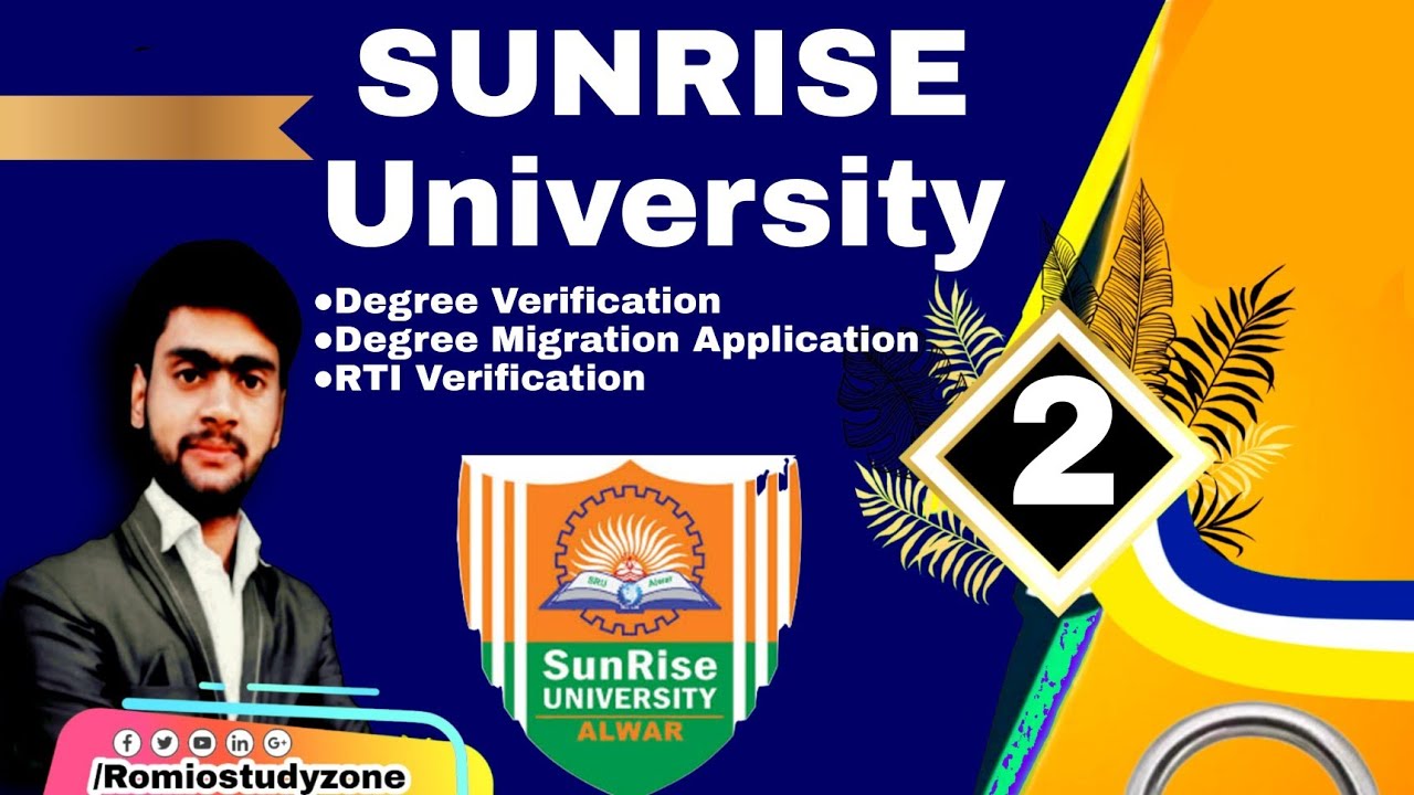 Sunrise University Alwar Documents Verification |RTI or not ! Degree Verification by RTI part 2