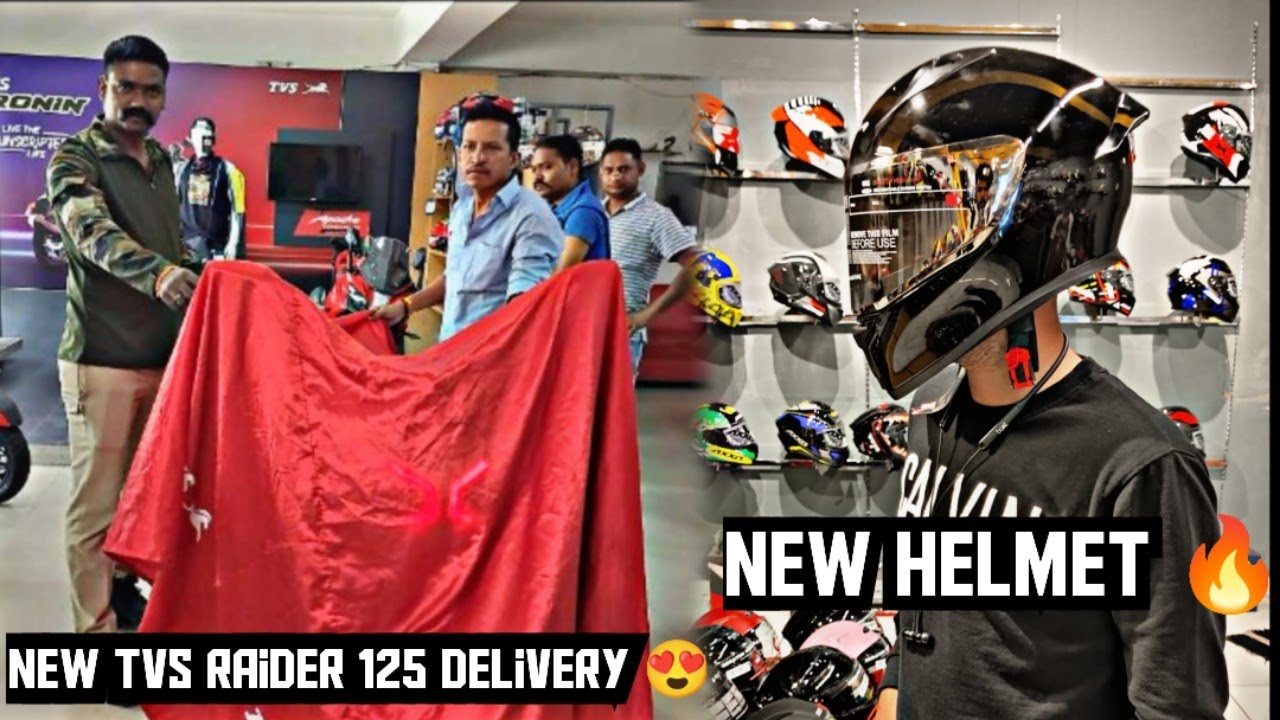 New TVS Raider 125 Bike Delivery😍! New Helmet & Mobile Motovlogging Setup🔥! New TVS Group Member❤️!