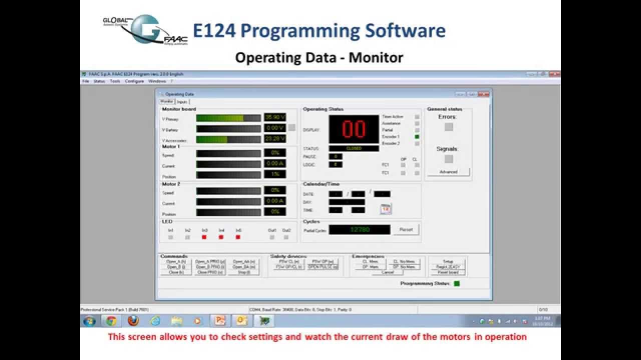 GLOBAL ACCESS - FAAC E124 Advanced Control Board Overview