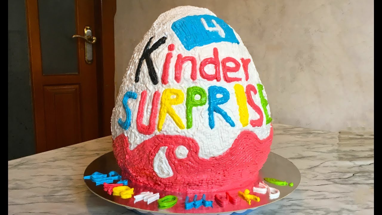 Торт Киндер Сюрприз / 3D Торт / Kinder Surprise Cake / Яйцо с Сюрпризом / Surprise Egg