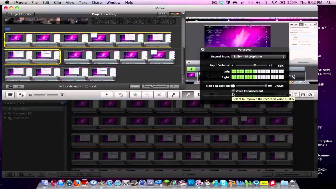 iMovie 11 - How to add Voice Over/Commentary to your Video!