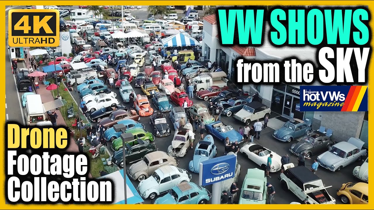 [4K] VW Heaven: VW Shows All Over the World Drone Footage Collection Vol.1