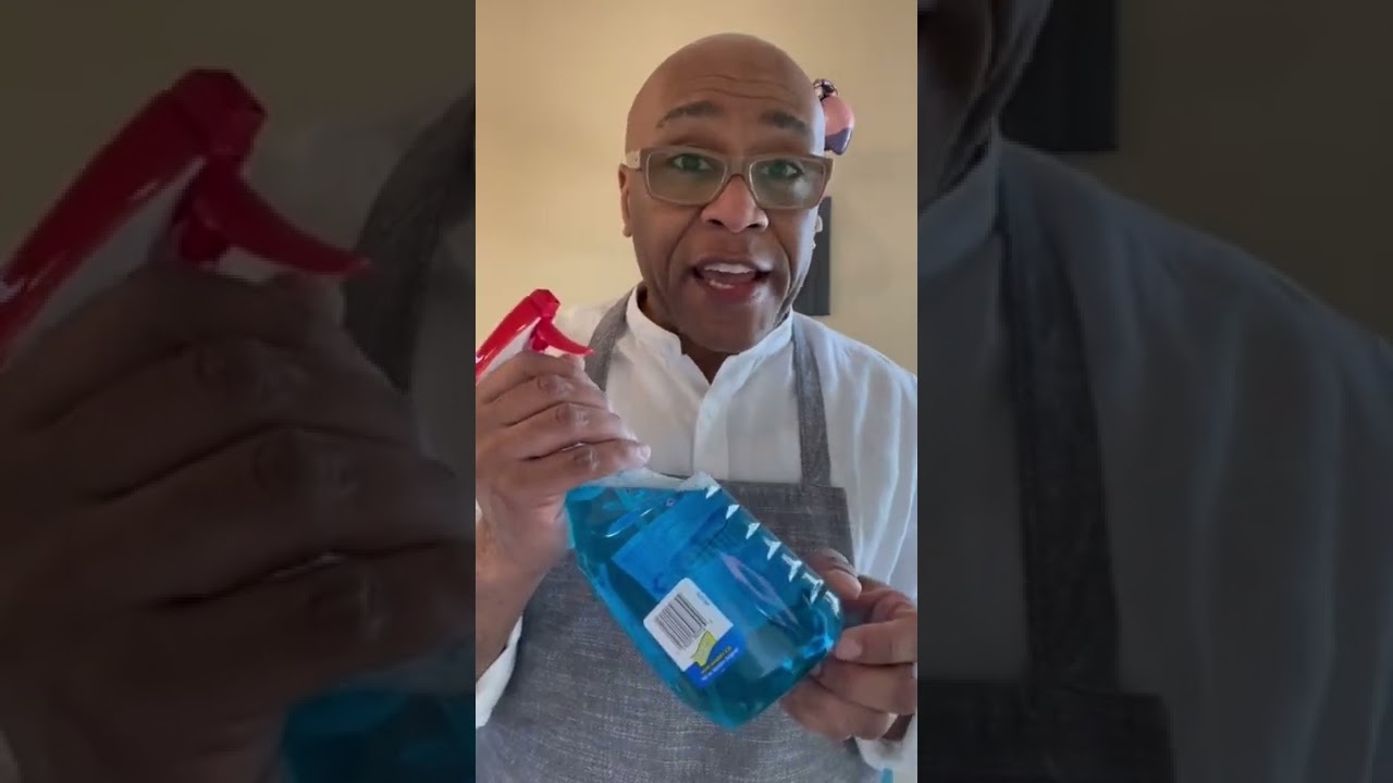 how to clean Frosted Glass - EASY! #shorts #roberteblackmon