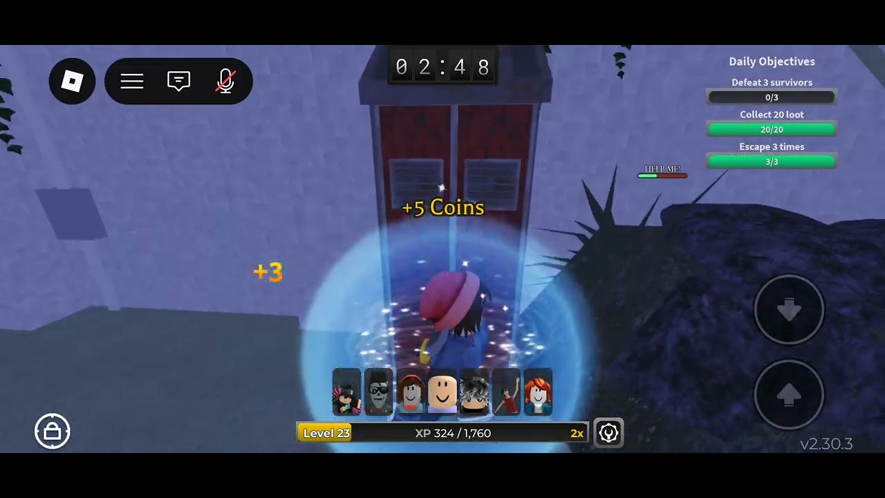 Playing Survive the killer :]