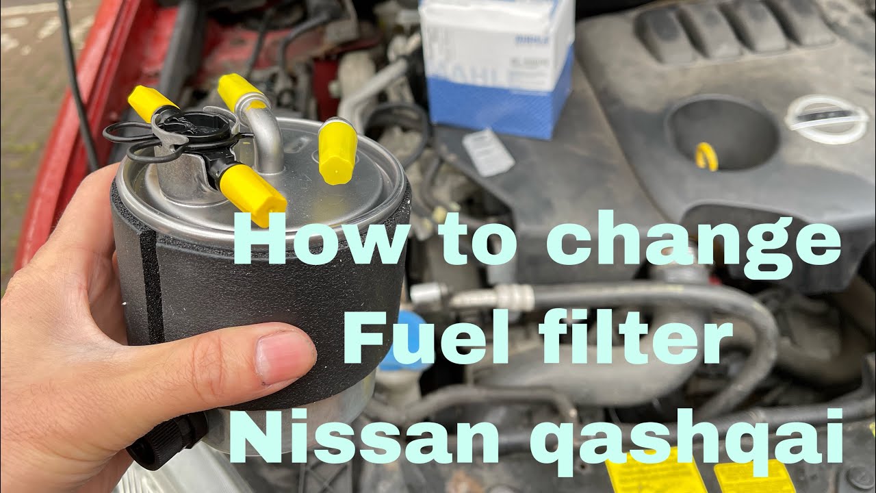 Как заменить топливный фильтр Nissan Qashqai 1.5 DCI