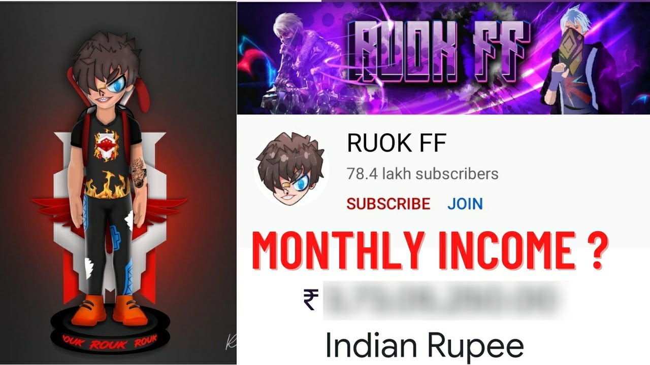 Ruok FF Exposed Monthly Income 3+ Crore [ #RUOKFF ] 😡