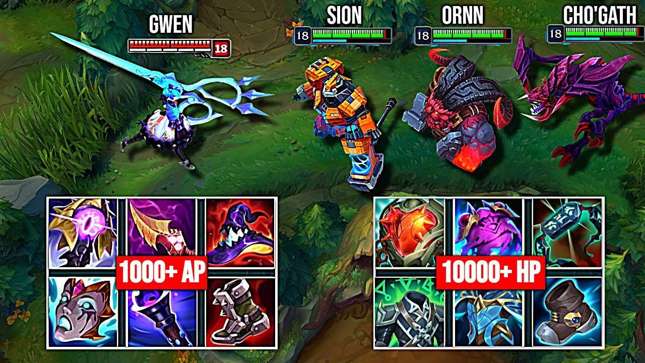GWEN vs TANKS FULL BUILD FIGHTS & Best Moments!