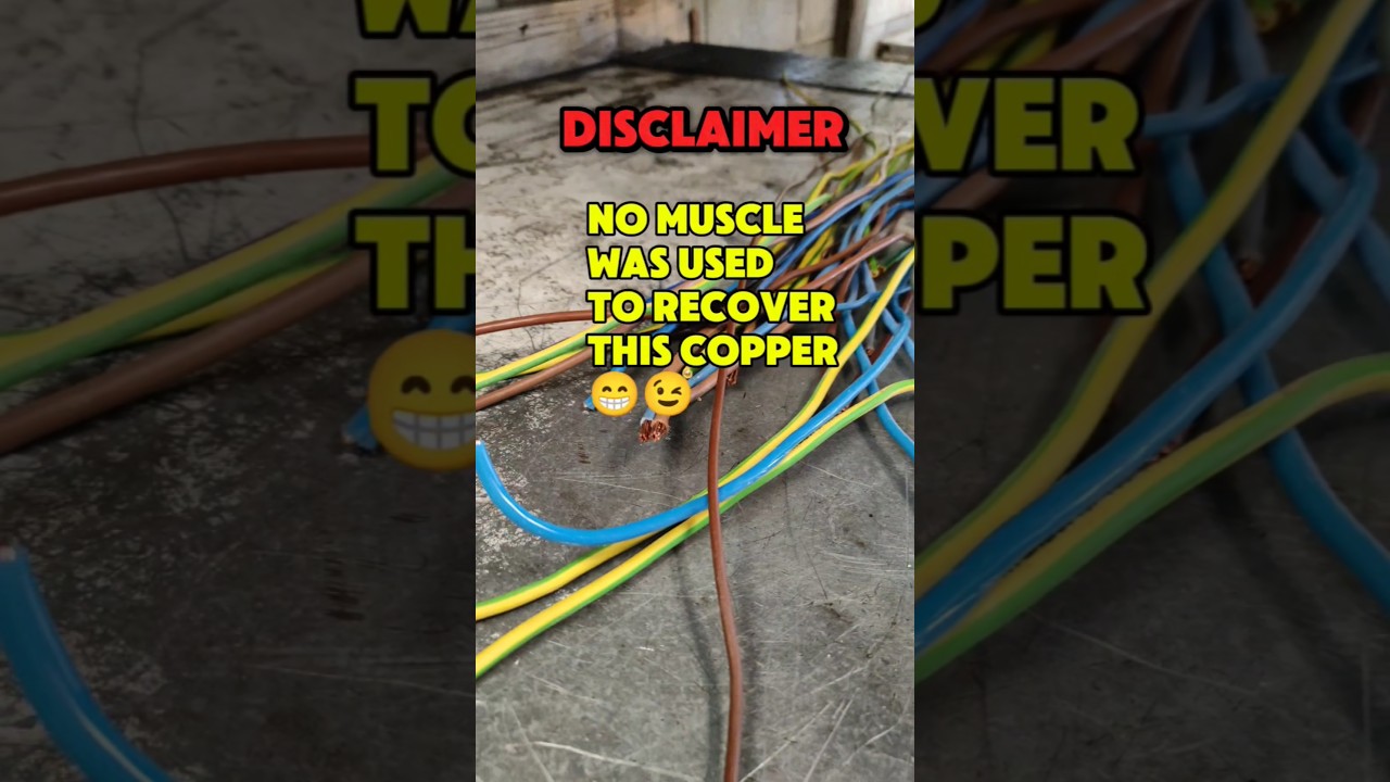 How to Recover Copper from Wires: 3 Efficient and Easy Ways#copper#copperrecovery#ewaste