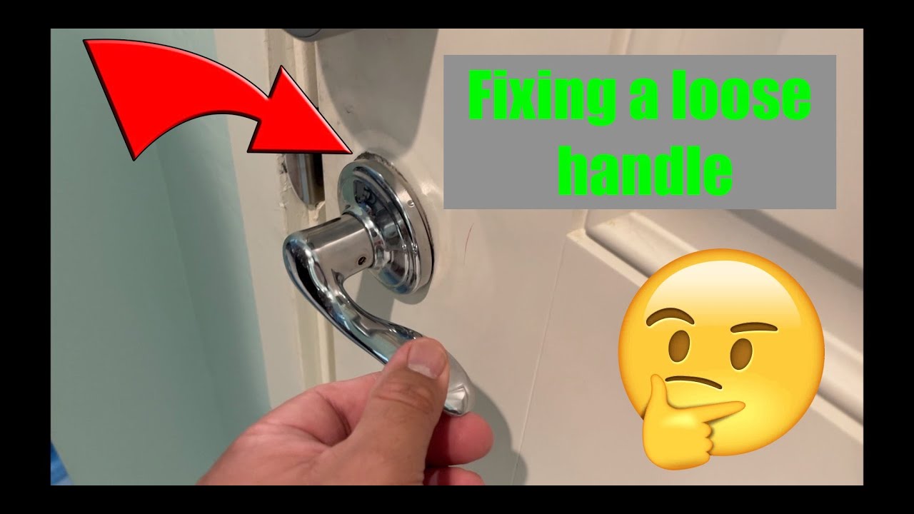 DIY: Easy Fix For Loose Door Handle