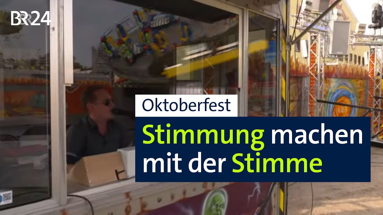 Oktoberfest: Fahrgäste mit der Stimme in Stimmung bringen | Abendschau | BR24