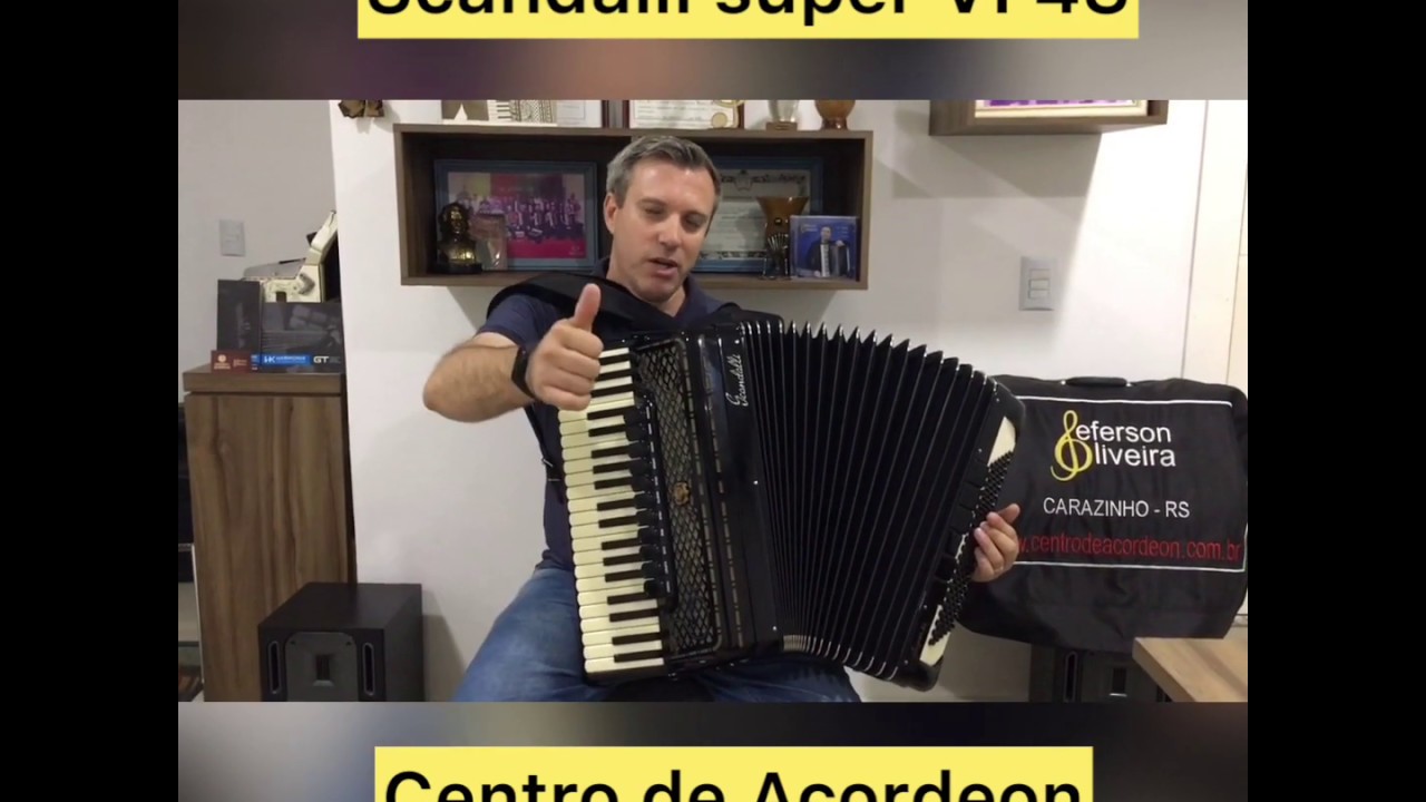 Acordeon Scandalli Super VI 4S - Jeferson Oliveira
