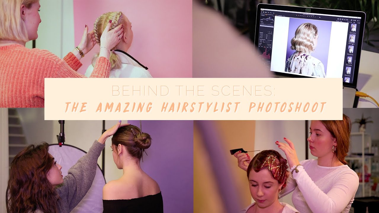BEHIND THE SCENES OF THE AMAZING HAIRSTYLIST PHOTOSHOOT