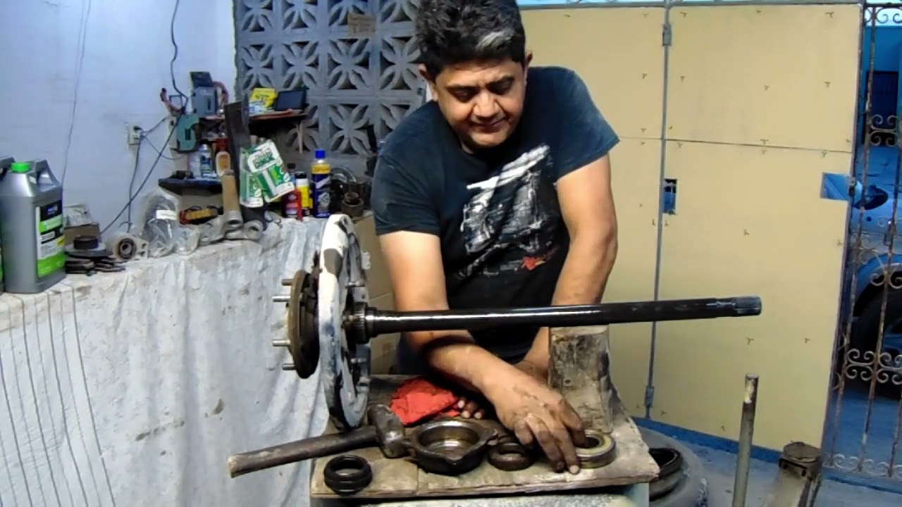 Como instalar baleros de rueda traseros Toyota 4runner.