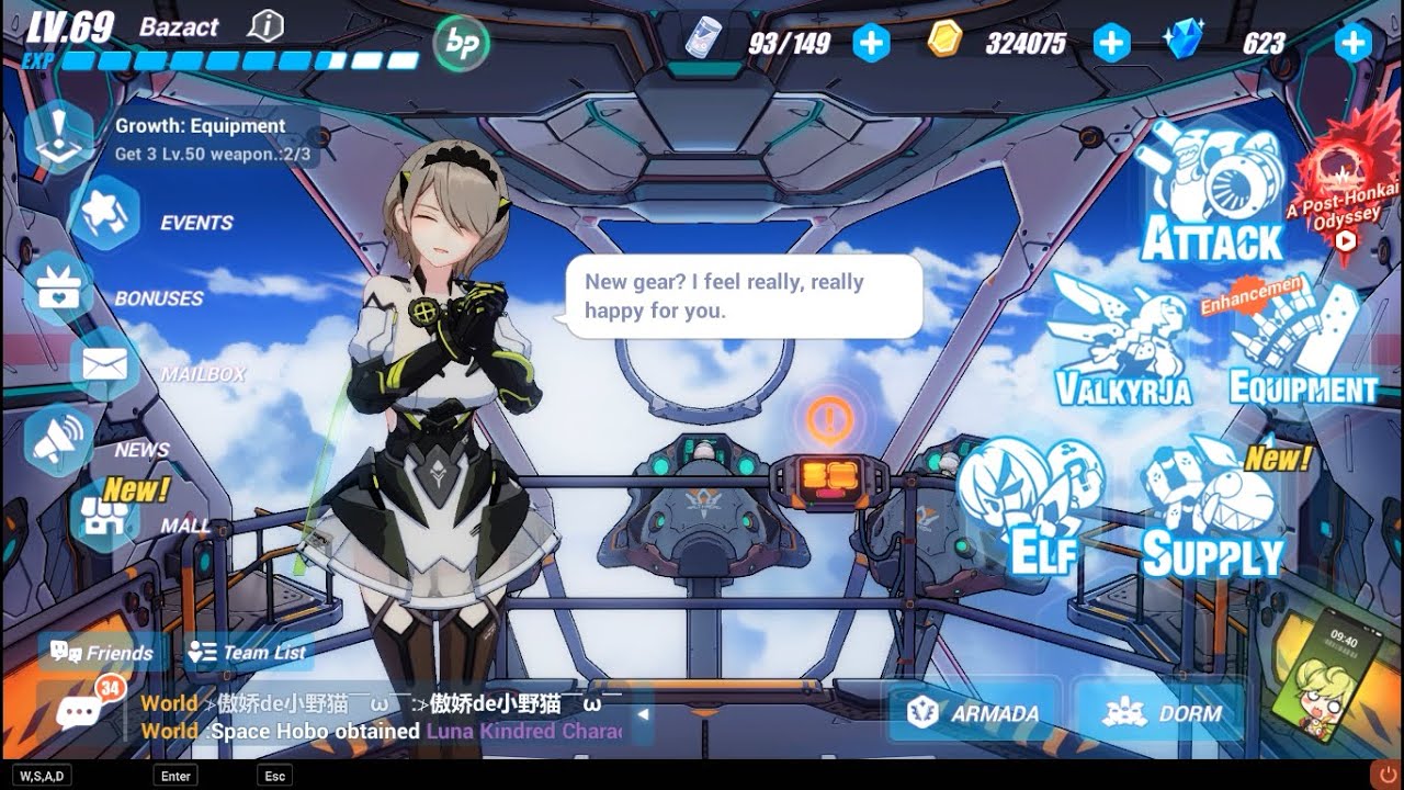 Honkai Impact 3rd - Rita Rossweisse voice lines bridge duty Subtitle (ID/ENG)