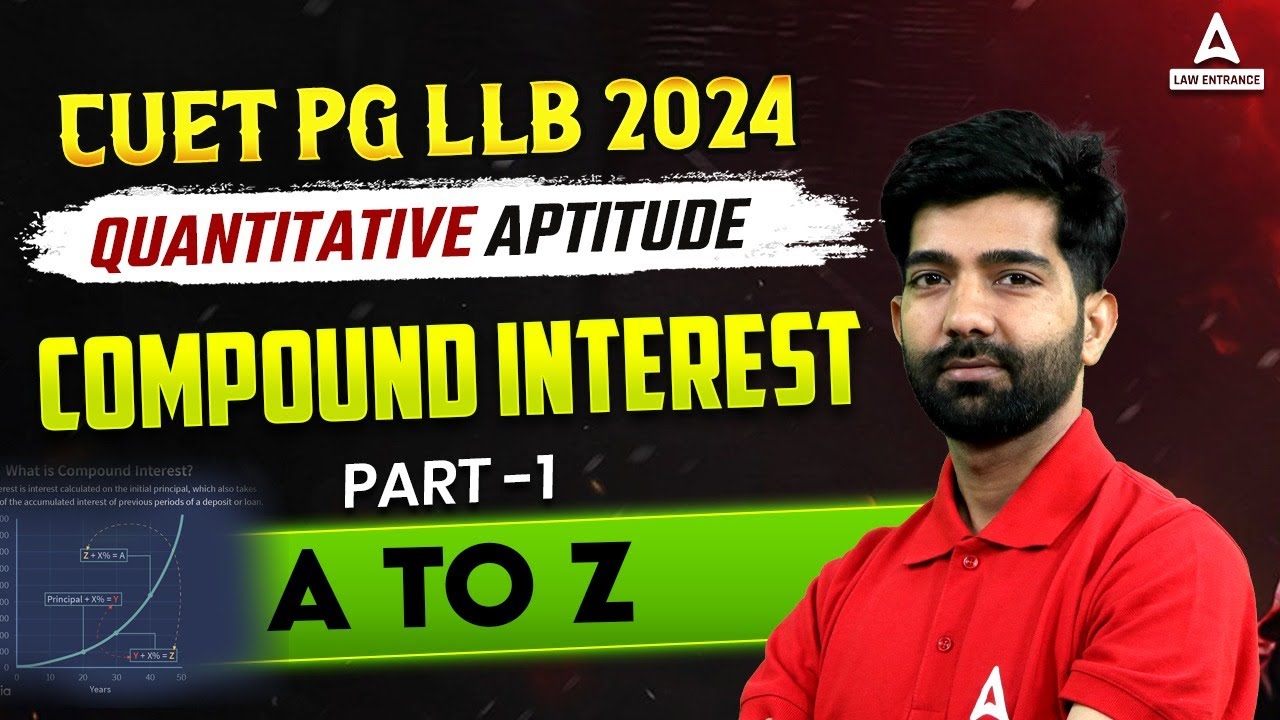 CUET PG LLB 2024 | Quantitative Aptitude | Compound Interest part 1 | CUET PG LLB Preparation 2024
