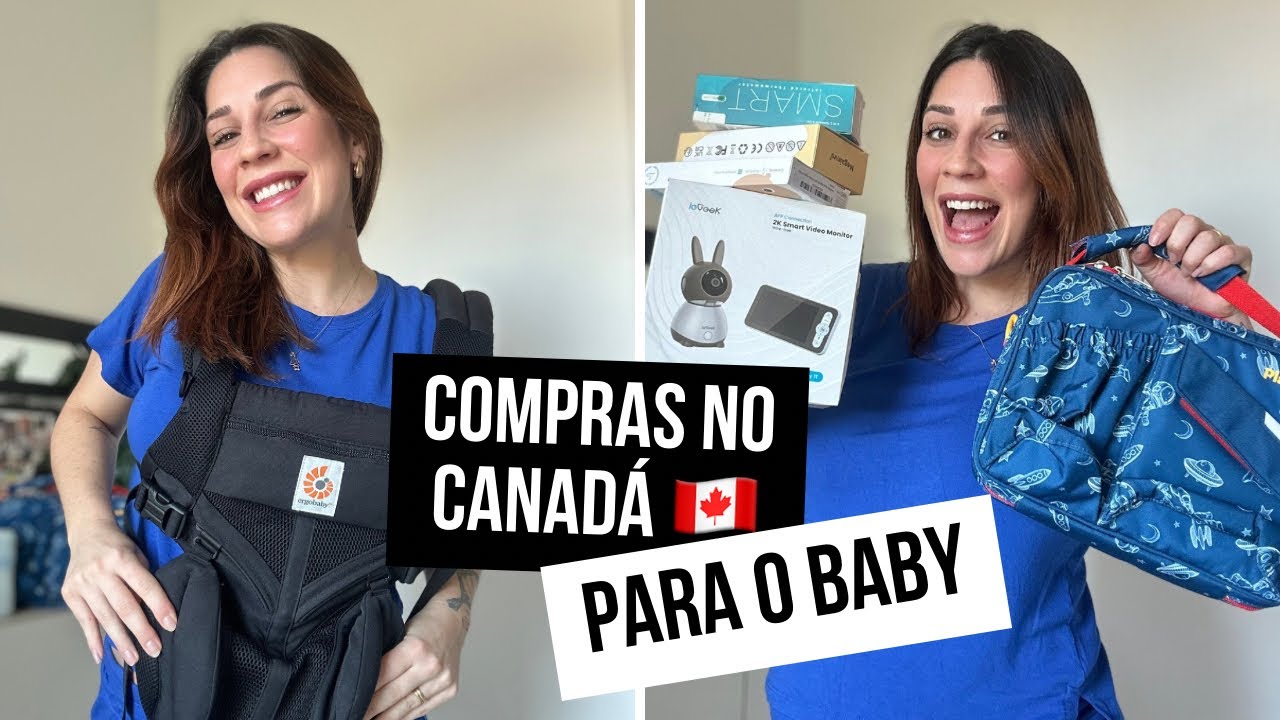 PRESENTES/COMPRAS do Canadá 🇨🇦 para o baby Noah