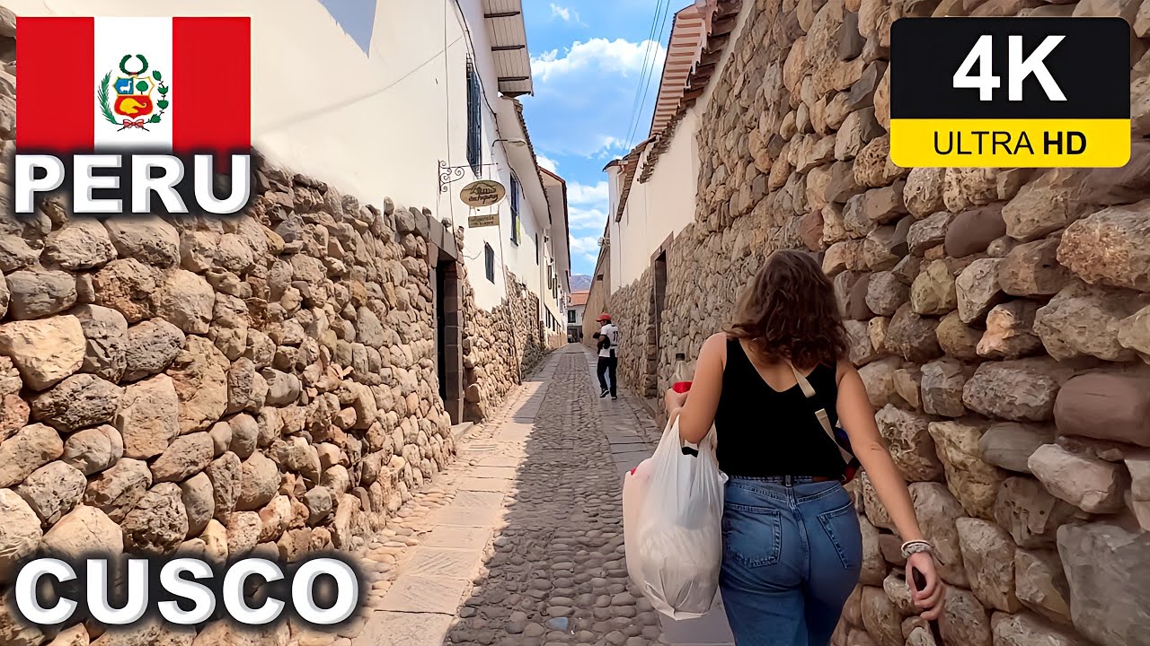 【4K】CUSCO Walking Tour / 🇵🇪 Peru