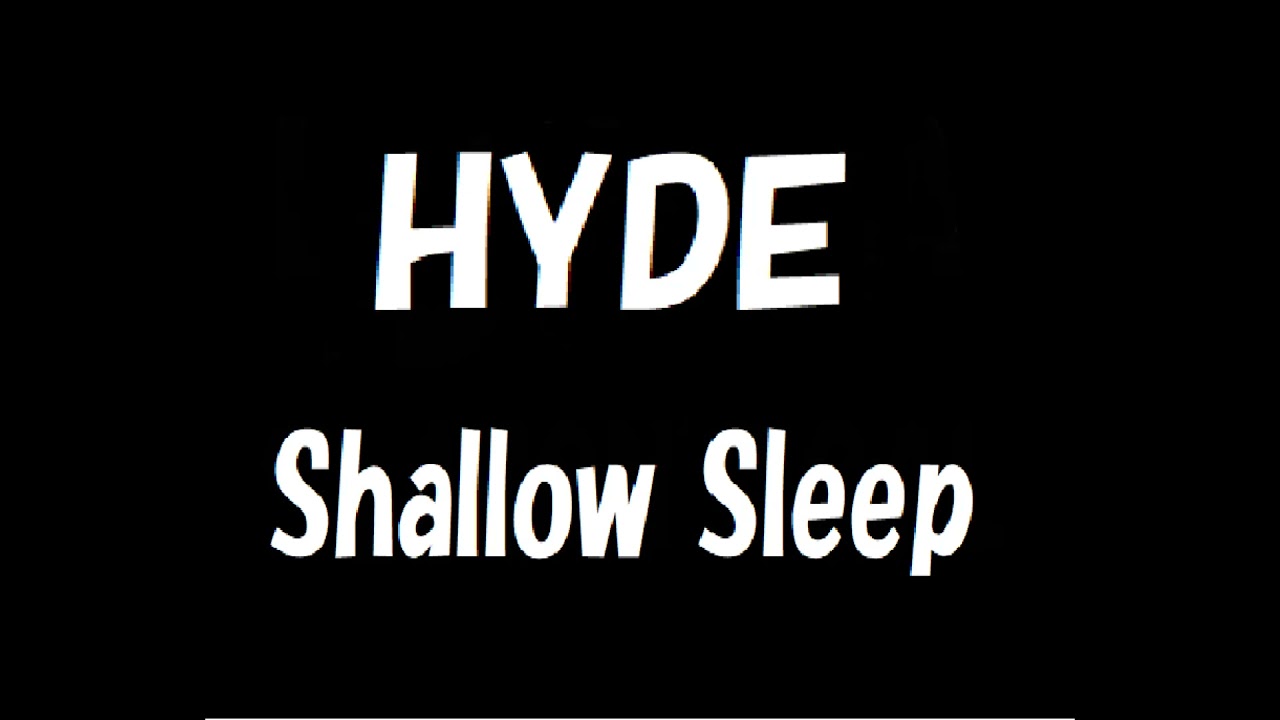 HYDE　Shallow Sleep　コピー【Instrumental】