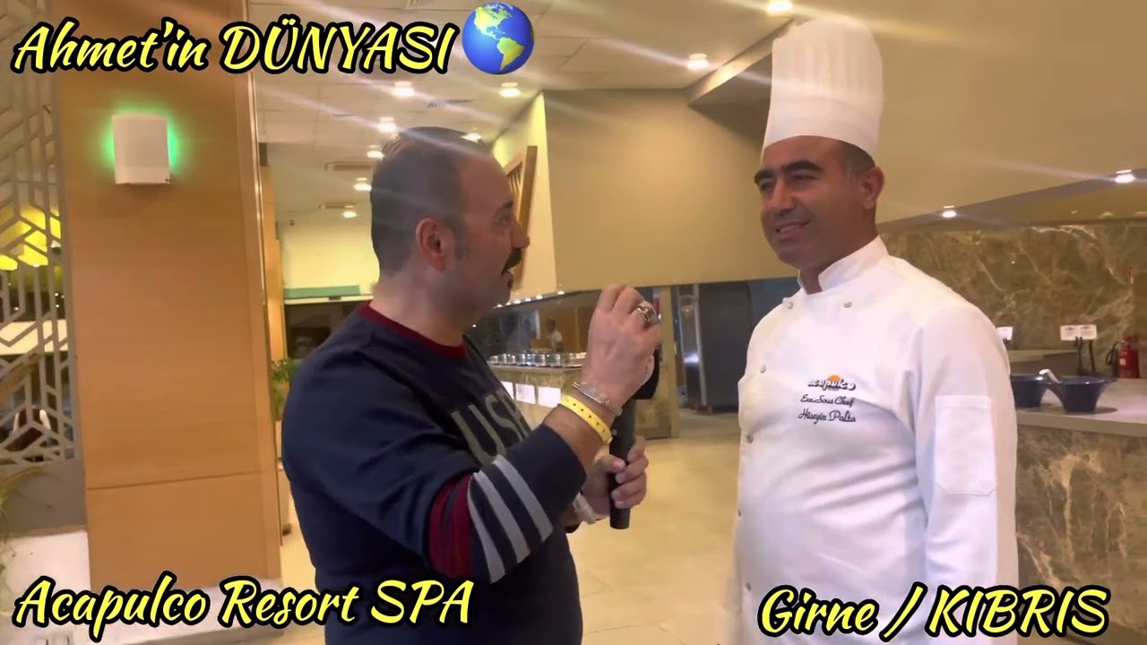 Ahmet’in DÜNYASI🌎 ACAPULCO RESORT CONVANTİON SPA-CASİNO KIBRIS/GİRNE’de…🏖️