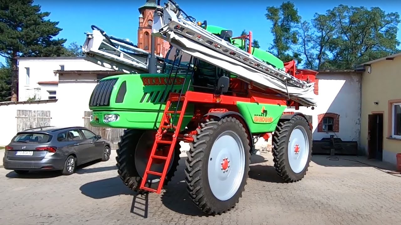 Opryskiwacz samojezdny Krukowiak Herkules 👉 Na życzenie rolnika producent wprowadził zmiany