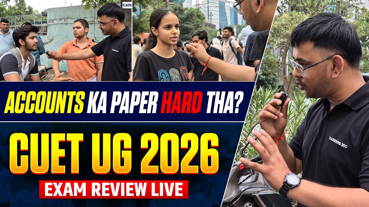 CUET 2026 Accounts Paper Level 😱 | CUET Accounts Exam Review | CUET 2026 Exam Students Reaction!