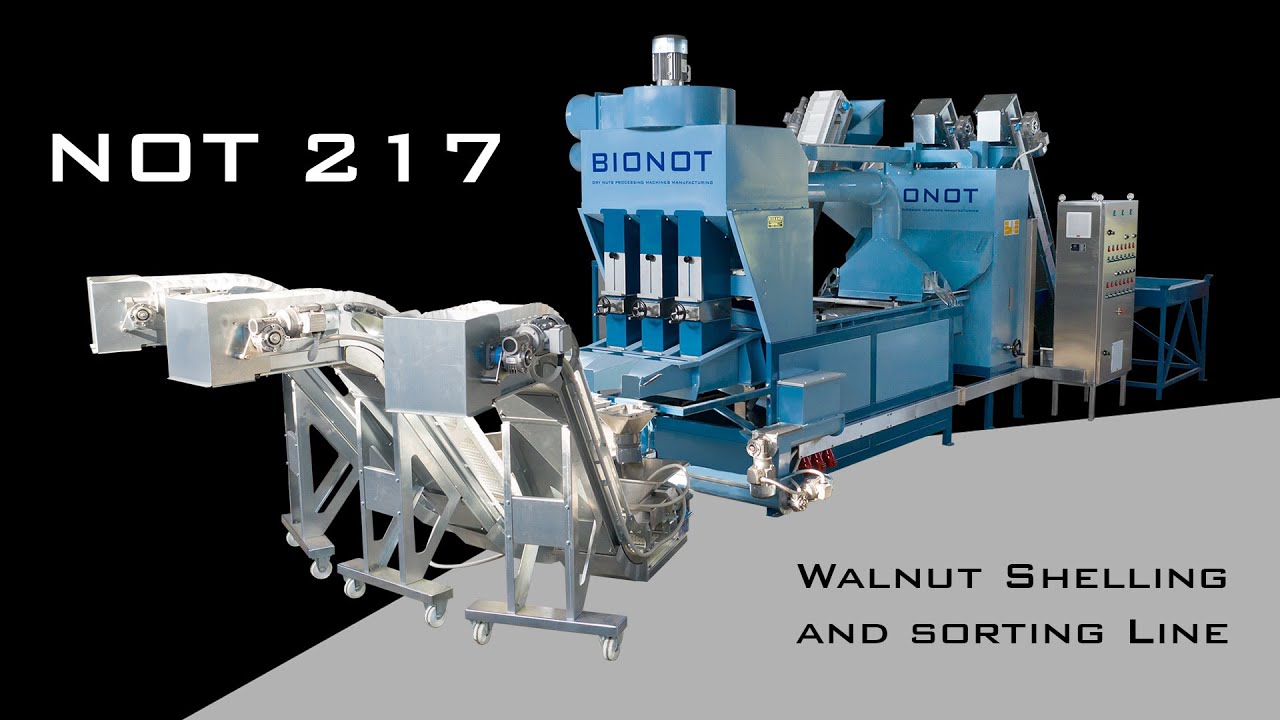 NOT 217   Walnut Shelling and sorting Line